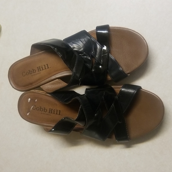 Cobb Hill Wedge black size 9N - Picture 1 of 8